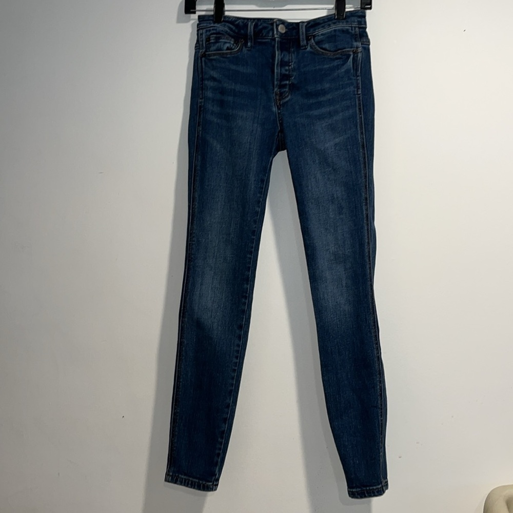FREE PEOPLE Button fly skinny jeans